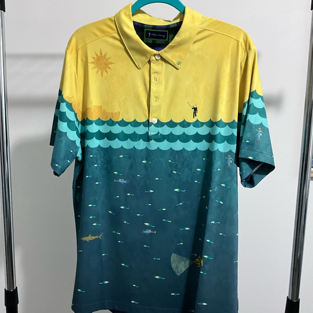William Murray Golf Polo Submarine Size Large